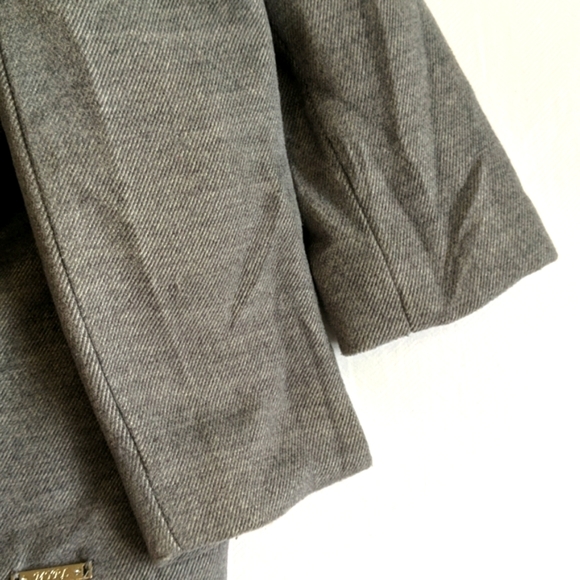 mayoral gray babydoll style pea coat with peter pan collar 12 months baby girl - Picture 10 of 11